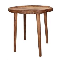 Pomax Tables Basses | Artemis - Table D'Appoint - Bois D'Acacia - L 45,5 X W 42 X H 46 Cm - Naturel