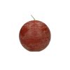 Pomax Bougies | Candle - Bougie - Cire De Paraffine - Dia 6 Cm - Terracotta