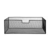 Pomax Concepts Modulaires | Eszential - Set/2 Paniers - Metal - L 55/56 X W 29/30 X H 17,5/27,5 Cm - Noir