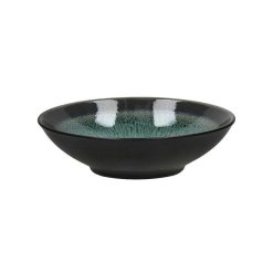 Pomax Vaisselle | Mirha Esmeralda - Bol A Soupe - Gres - Dia 18,8 X H 5,1 Cm - Vert