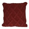 Pomax Coussins | Croisette - Coussin - Coton - L 45 X W 45 Cm - Rouille