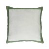 Pomax Coussins | Saint-Tropez - Coussin - Lin - L 50 X W 50 Cm - Vert