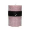 Pomax Bougies | Candle - Bougie - Cire De Paraffine - Dia 10 X H 15 Cm - Rose Clair