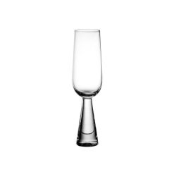 Pomax Verres | Keops - Flute A Champagne - Verre - Dia 6 X H 22,5 Cm - Transparent