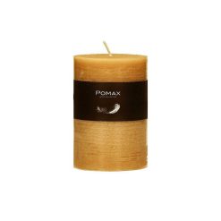 Pomax Bougies | Candle - Bougie - Cire De Paraffine - Dia 7 X H 10 Cm - Soleil