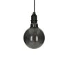 Pomax Luminaires Exterieurs | Glow - Lampe D'Exterieur - Verre / Synthetique - Dia 12,5 Cm - Fume