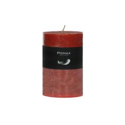 Pomax Bougies | Candle - Bougie - Cire De Paraffine - Dia 7 X H 10 Cm - Terracotta