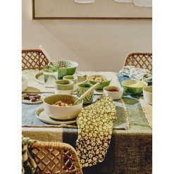 Pomax Plaids | Indian Summer - Plaid/Nappe De Table - Lin - L 170 X W 130 Cm - Vert