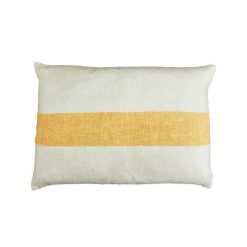 Pomax Coussins | Saint-Tropez - Coussin - Lin - L 65 X W 45 Cm - Jaune