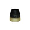 Pomax Photophores / T-Lights | Zingaro - Photophore - Verre - Dia 9 X H 9 Cm - Noir/Or