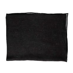 Pomax Plaids | Grisha - Plaid/Nappe De Table/Rideau - Lin - L 300 X W 140 Cm - Noir