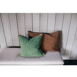 Pomax Coussins | Opposites - Coussin - Lin / Coton - L 45 X W 45 Cm - Vert