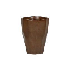 Pomax Vaisselle | Barista - Gobelet - Gres - Dia 8,2 X H 10 Cm - Cannelle