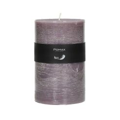 Pomax Bougies | Candle - Bougie - Cire De Paraffine - Dia 10 X H 15 Cm - Lavande