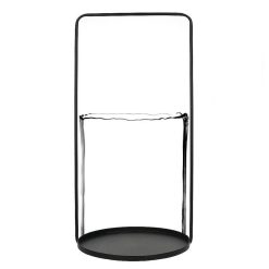 Pomax Photophores / T-Lights | Jazz - Cylindre - Verre - Dia 25 X H 30 Cm - Transparent