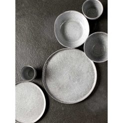 Pomax Vaisselle | Porcelino Grain - Mini Bol - Gres - Dia 10 X H 7 Cm - Anthracite