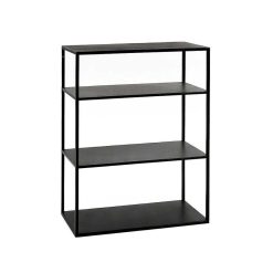 Pomax Etageres | Eszential - Etagere - Metal - L 60 X W 30 X H 80 Cm - Noir