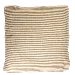 Pomax Coussins | Saint-Tropez - Coussin - Lin / Coton - L 60 X W 60 Cm - Rouille