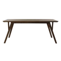 Pomax Tables | Hopper - Table A Diner Acacia - Bois D'Acacia - L 190 X W 90 X H 76 Cm - Noyer