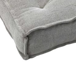 Pomax Coussins | Birgit - Coussin Pour Pouf - Coton - L 85 X W 85 X H 20 Cm - Gris Clair