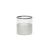 Pomax Photophores / T-Lights | Flou' - Photophore - Verre - Dia 7 X H 7,5 Cm - Blanc