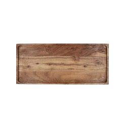 Pomax Plateaux | Manhattan - Plateau - Bois D'Acacia - L 35,5 X W 15 X H 2,5 Cm - Naturel