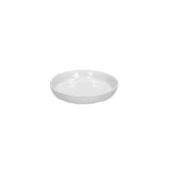 Pomax Vaisselle | Porcelino Square - Assiette A Pain - Porcelaine - Dia 9,5 X H 1,6 Cm - Blanc