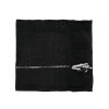 Pomax Linge De Table | Fuse - Chemin De Table - Coton / Viscose - L 140 X W 40 Cm - Noir