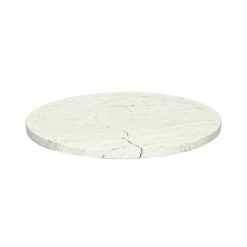 Pomax Concepts Modulaires | Trevi - Dessus De Table - Travertin - Dia 45 X H 2 Cm - Ivoire