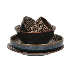 Pomax Vaisselle | Lotus - Gobelet - Porcelaine - Dia 7 X H 8 Cm - Bronze