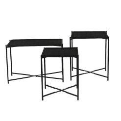 Pomax Concepts Modulaires | Shadow - Plateau S - Bambou / Bois - L 33 X W 33 X H 2 Cm - Noir