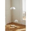 Pomax Lampadaires | Suzette - Lampadaire - Fer / Bois De Manguier - Dia 39 X H 144 Cm - Blanc