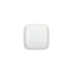 Pomax Vaisselle | Porcelino Square - Bol - Porcelaine - L 8,5 X W 8,5 X H 2,5 Cm - Blanc