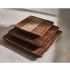 Pomax Bols & Paniers | Kay - Plat - Bois D'Acacia - L 30 X W 30 X H 3,5 Cm - Naturel