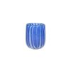 Pomax Photophores / T-Lights | Cannes - Vase/Photophore - Verre - Dia 9 X H 11 Cm - Bleu