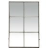 Pomax Miroirs | Palace - Miroir 6 Parties - Metal - L 80 X W 3,5 X H 118 Cm - Gris