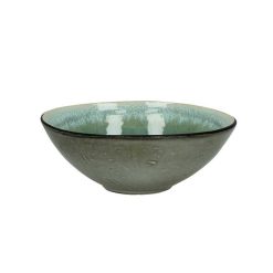 Pomax Vaisselle | Kimo - Bol A Soupe - Gres - Dia 17 X H 7 Cm - Aqua