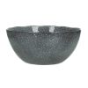 Pomax Vaisselle | Porcelino Grain - Saladier - Gres - Dia 24,5 X H 11 Cm - Anthracite