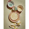 Pomax Saladiers / Plats A Servir | Mykonos - Plat A Four/Bol - Porcelaine - Dia 16,3 X H 4,8 Cm - Vert