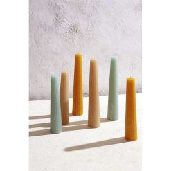 Pomax Bougies | Candle - Bougie - Cire De Paraffine - Dia 4,2 X H 25 Cm - Aqua Clair