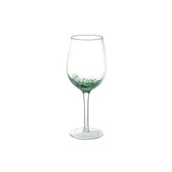 Pomax Verres | Bubble - Verre A Vin Blanc - Verre - Dia 8,5 X H 21 Cm - Vert Pale