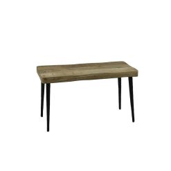 Pomax Bancs | Legno - Banc - Bois De Mangier / Metal - L 75 X W 35 X H 43 Cm