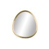 Pomax Miroirs | Organic - Miroir - Metal - L 34,5 X W 2,75 X H 37,5 Cm - Brass