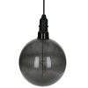 Pomax Luminaires Exterieurs | Glow - Lampe D'Exterieur - Verre / Synthetique - Dia 20 Cm - Fume