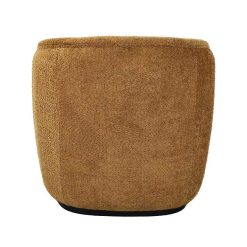 Pomax Canapes | Porterville - Canape 1 Place - Boucle / Contre-Plaque - L 74 X W 71,5 X H 72 Cm - Camel