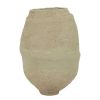 Pomax Objets De Decoration | Papel - Pot - Papier Mache - Dia 50 X H 67 Cm - Blanc Casse