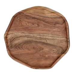 Pomax Plateaux | Savanna - Plat - Bois D'Acacia - L 37 X W 34,5 X 2,5 Cm - Naturel