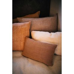 Pomax Coussins | Dimaro - Coussin - Coton / Viscose - L 50 X W 30 Cm - Sable