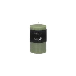 Pomax Bougies | Candle - Bougie - Cire De Paraffine - Dia 5 X H 8 Cm - Avocat