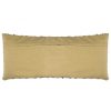 Pomax Coussins | Isis - Coussin Lombaire - Coton / Chanvre - L 80 X W 35 Cm - Multicolore